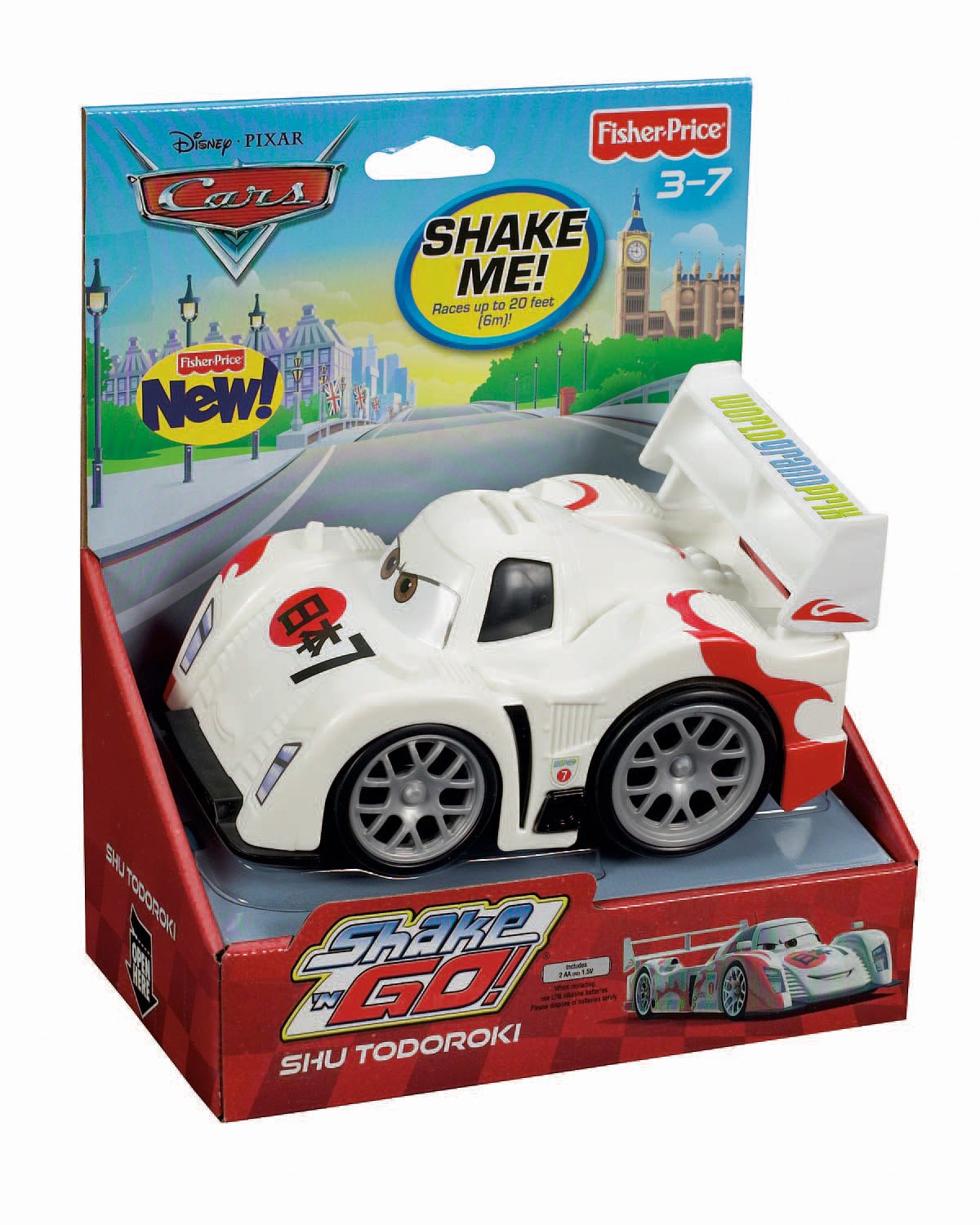 Fisher-Price Shake 'n Go Disney/Pixar Cars - Shu Todoroki : Amazon